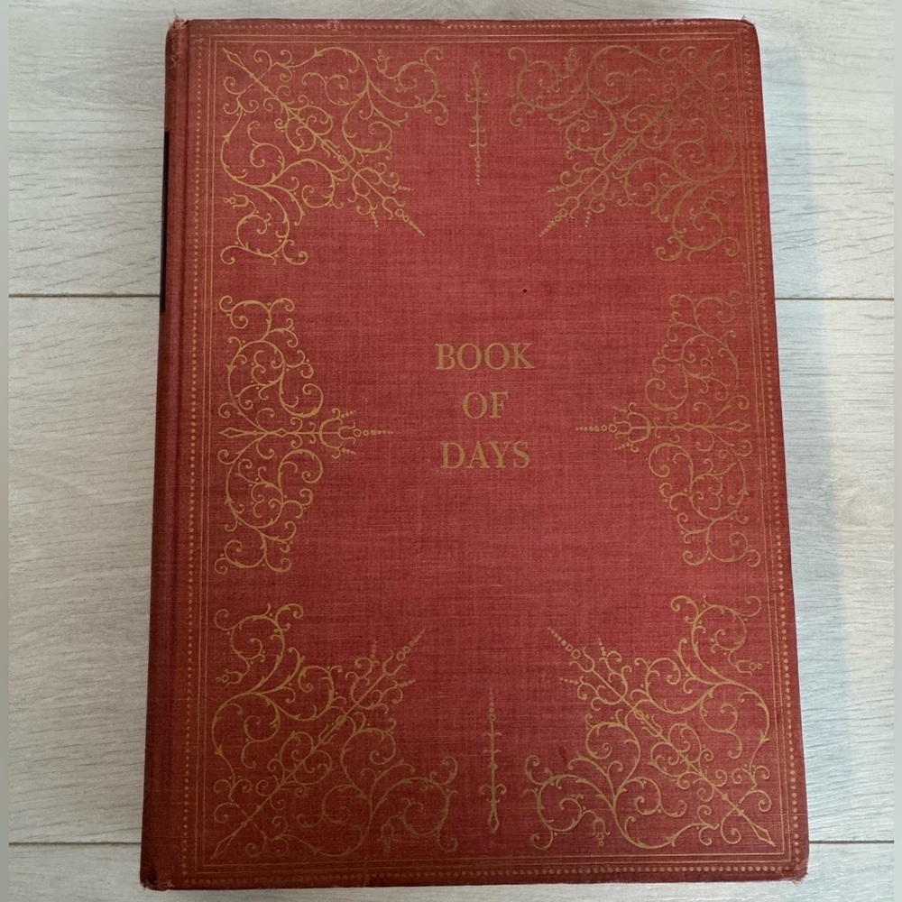 Vintage Cheerio’s Book of Days with Gold Detailing